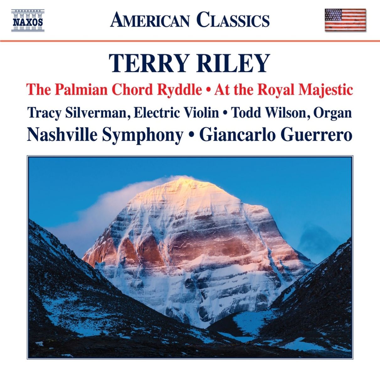 Afbeelding van Tracy Silverman, Todd Wilson, Giancarlo Guerrero, Nashville Symphony Orchestra - Riley: The Palmian Chord Ryddle - At The Royal Majestic