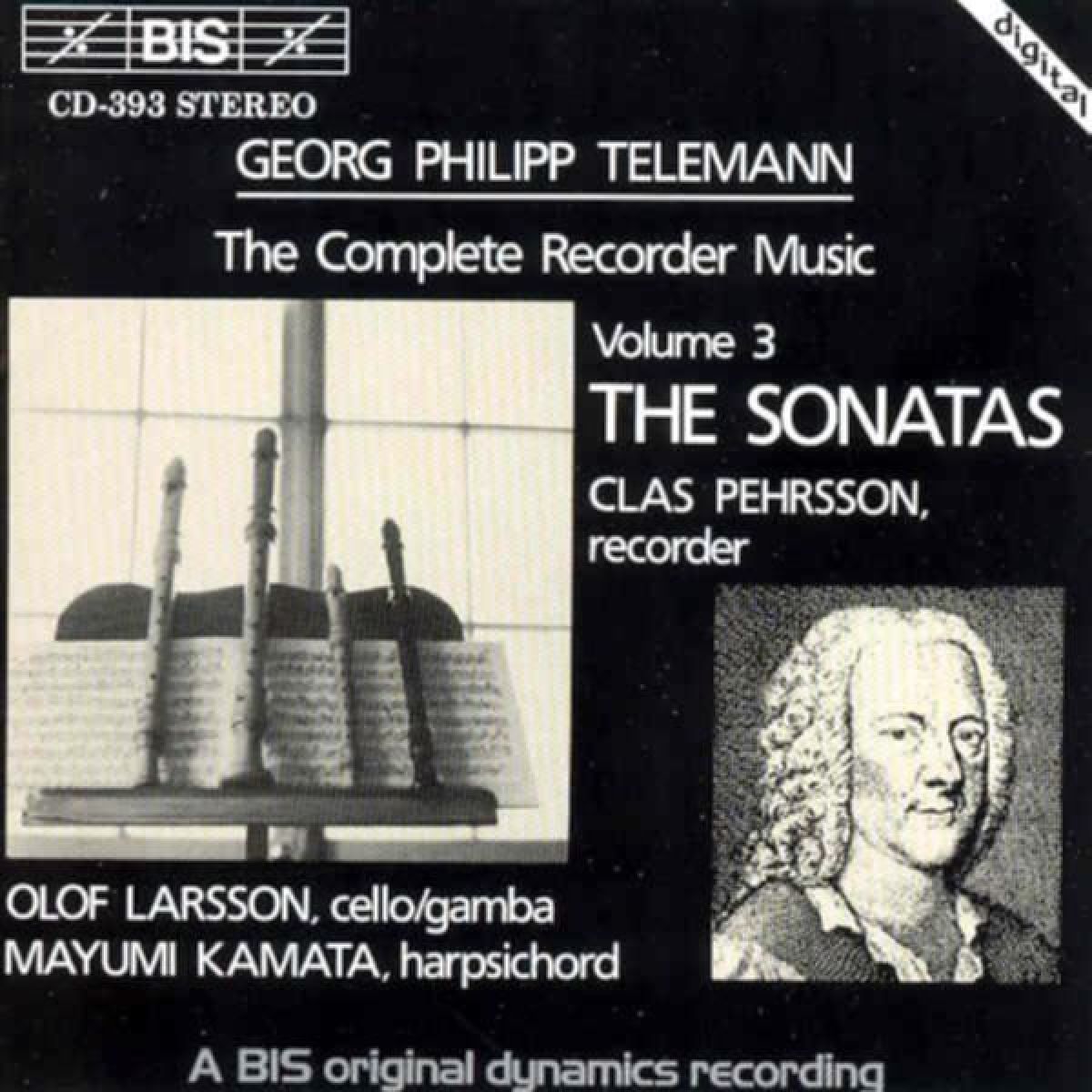Clas Pehrsson, Olof Larsson - Telemann: The Complete Recorder Vol.3