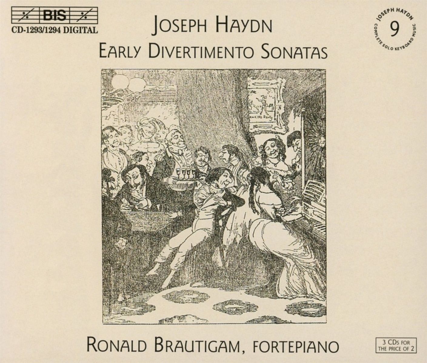 Afbeelding van Ronald Brautigam - Haydn: Keyboard Sonatas Vol 9
