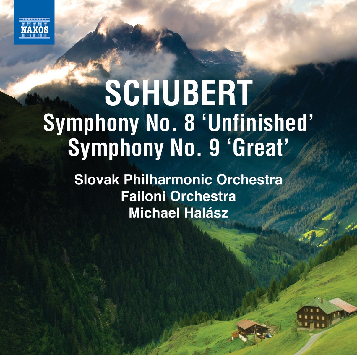 Afbeelding van Slovak Philharmonic Orchestra, Failoni Orchestra, Michael Halász - Schubert: Symphony No. 8 & No. 9