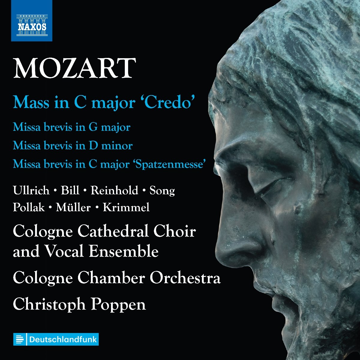 Afbeelding van Cologne Cathedral Choir, Cologne Cathedral Vocal Ensemble, Cologne Chamber Orchestra, Christoph Poppen - Mozart: Complete Masses, Vol. 6
