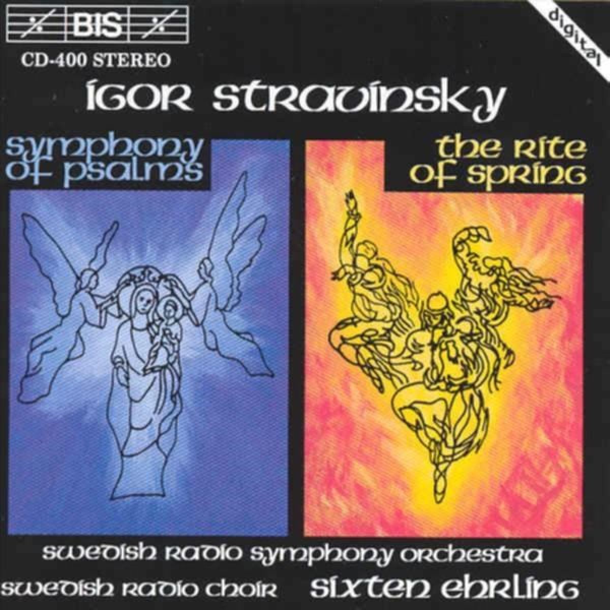 Afbeelding van Swedish Radio Choir, Swedish Radio Symphony Orchestra, Sixten Ehrling - Stravinsky: Symphonie De Psaumes | Rite Of Spring