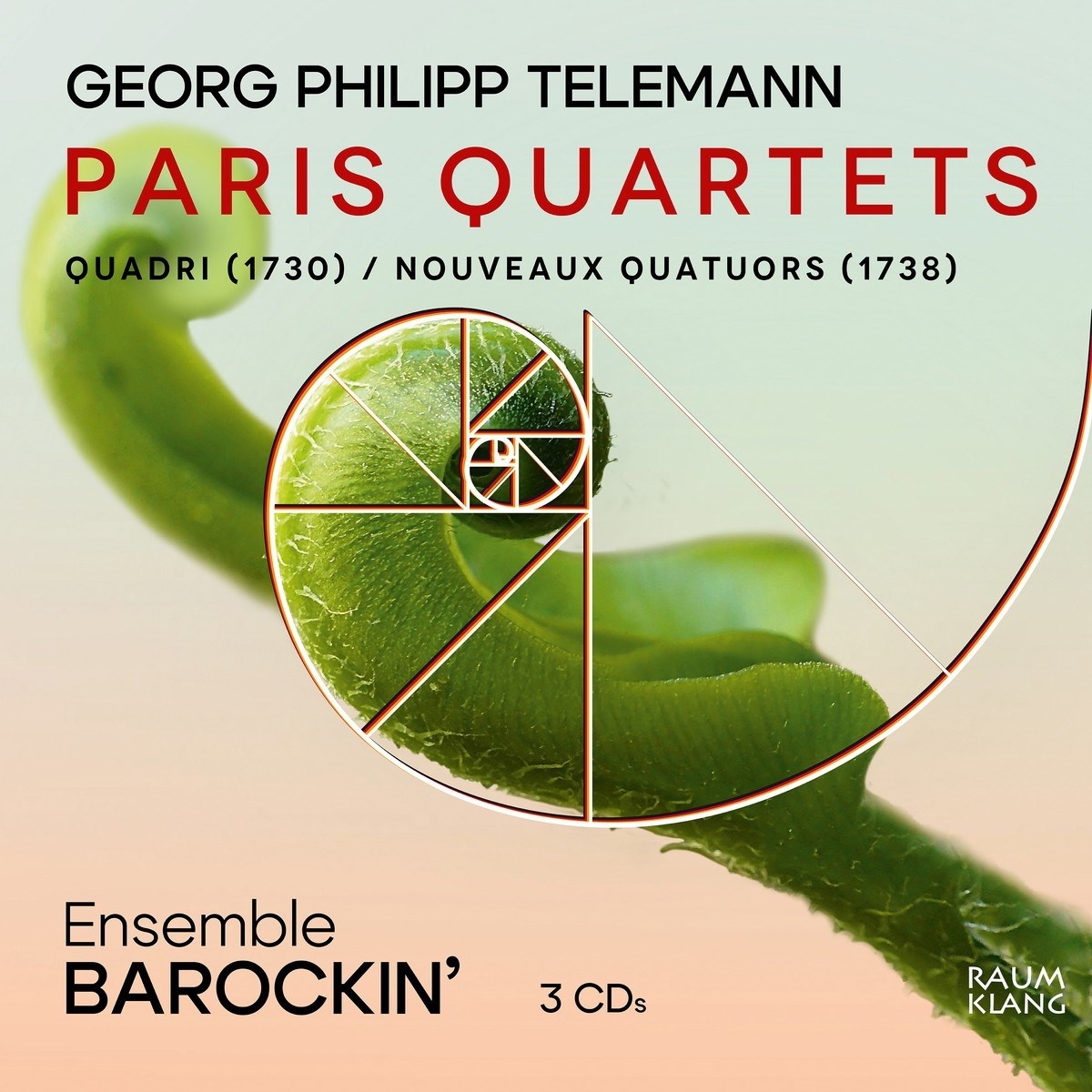 Afbeelding van Ensemble Barockin' - Paris Quartets - Quadri (1730) / Nouveaux Quatuors