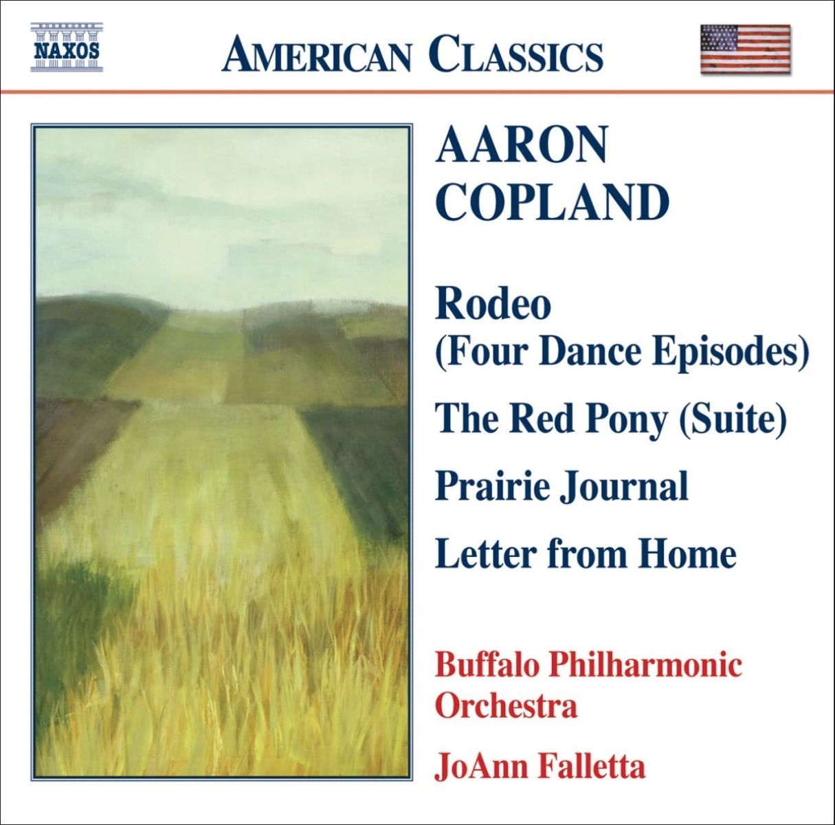 Afbeelding van Buffalo Philharmonic Orchestra, JoAnn Falletta - Copland: Red Pony Suite