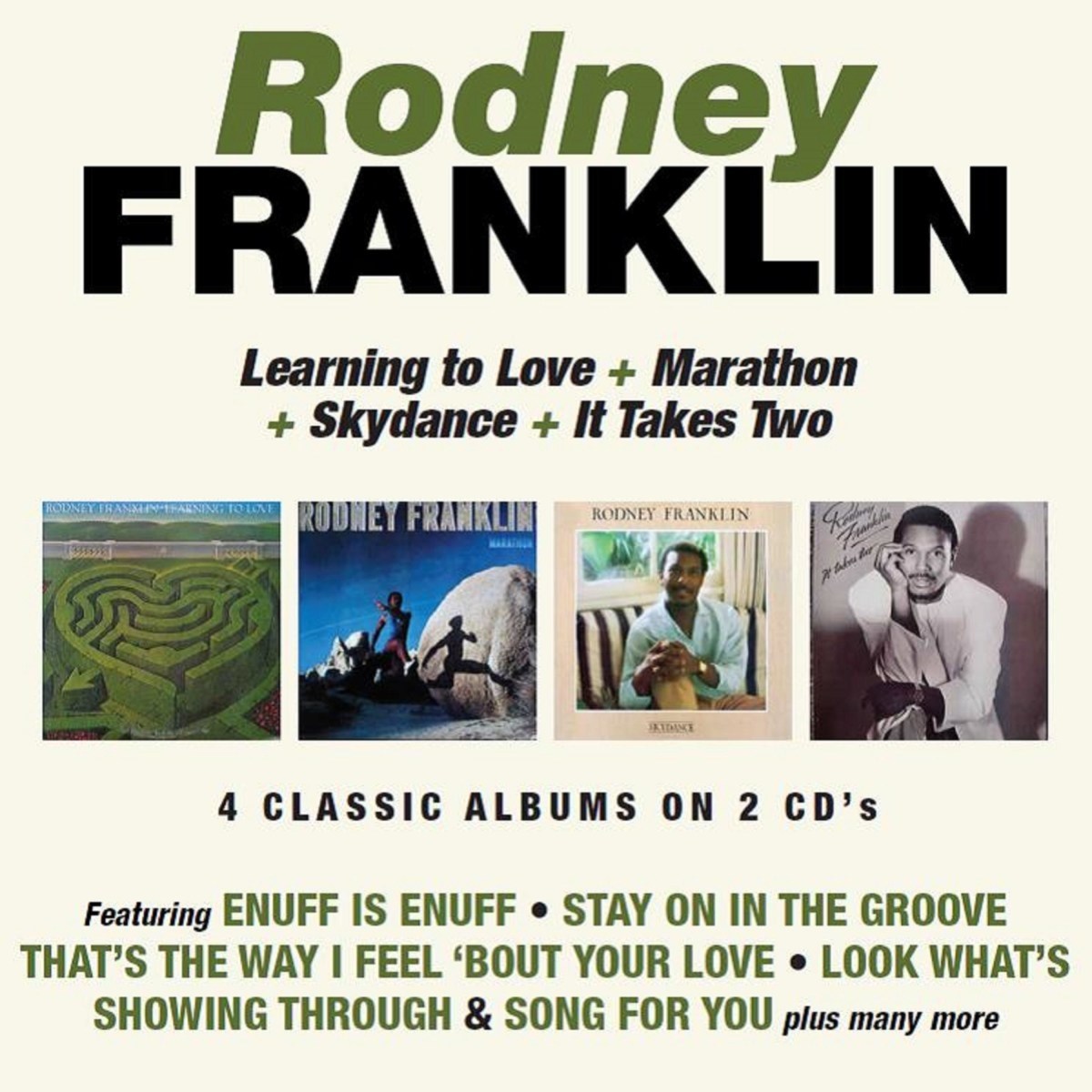 Afbeelding van Rodney Franklin - Learning To Love / Marathon / Skydance / It Takes Two