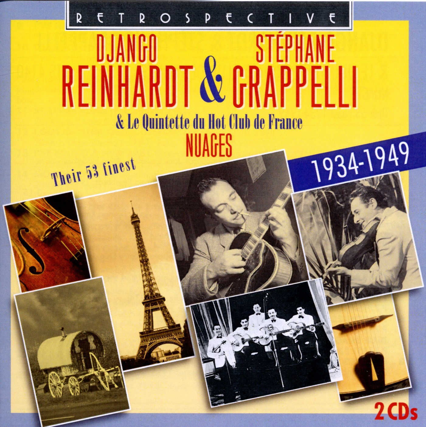 Afbeelding van Django Reinhardt, Stéphane Grappelli & Quintette Du Hot Club De France - Nuages