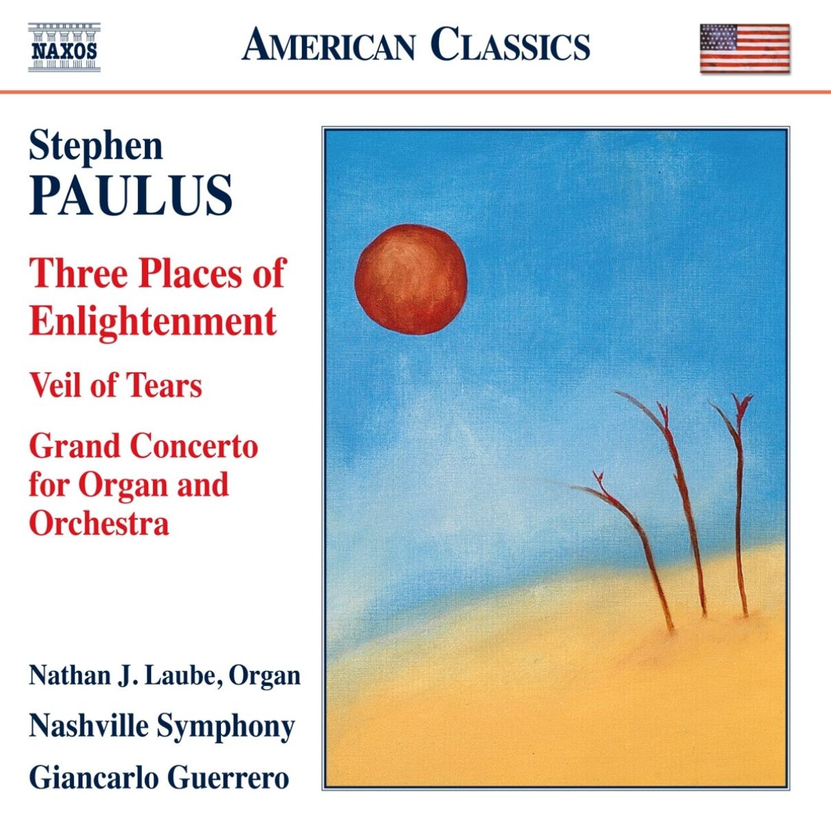 Afbeelding van Nashville Symphony Orchestra, Giancarlo Guerrero - Paulus: Three Places Of Enlightenment, Veil Of Tears & Grand Concerto For Organ And Orchestra