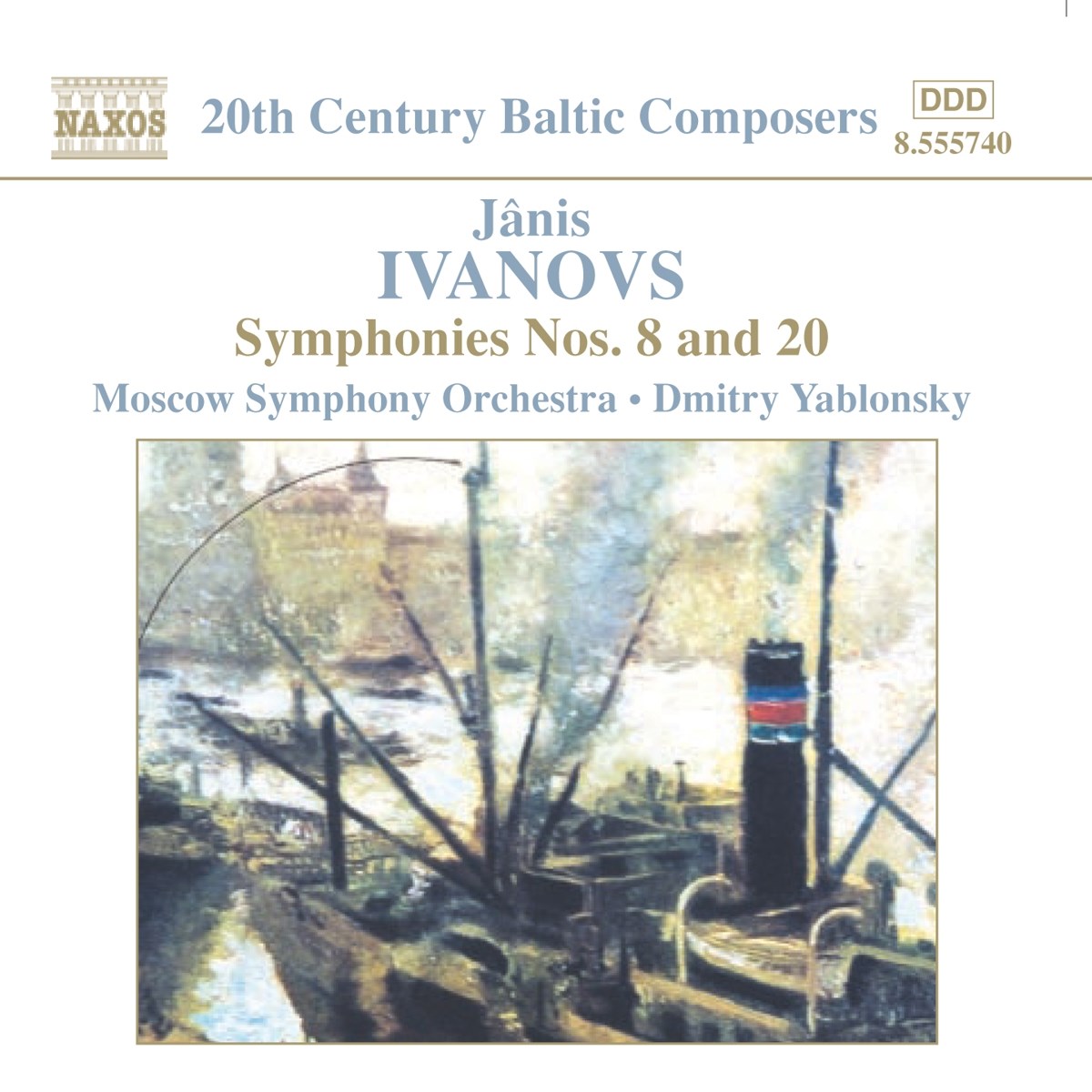 Afbeelding van Moscow Philharmonic Orchestra, Dmitry Yablonsky - Ivanovs: Symphonies Nos. 8 & 20