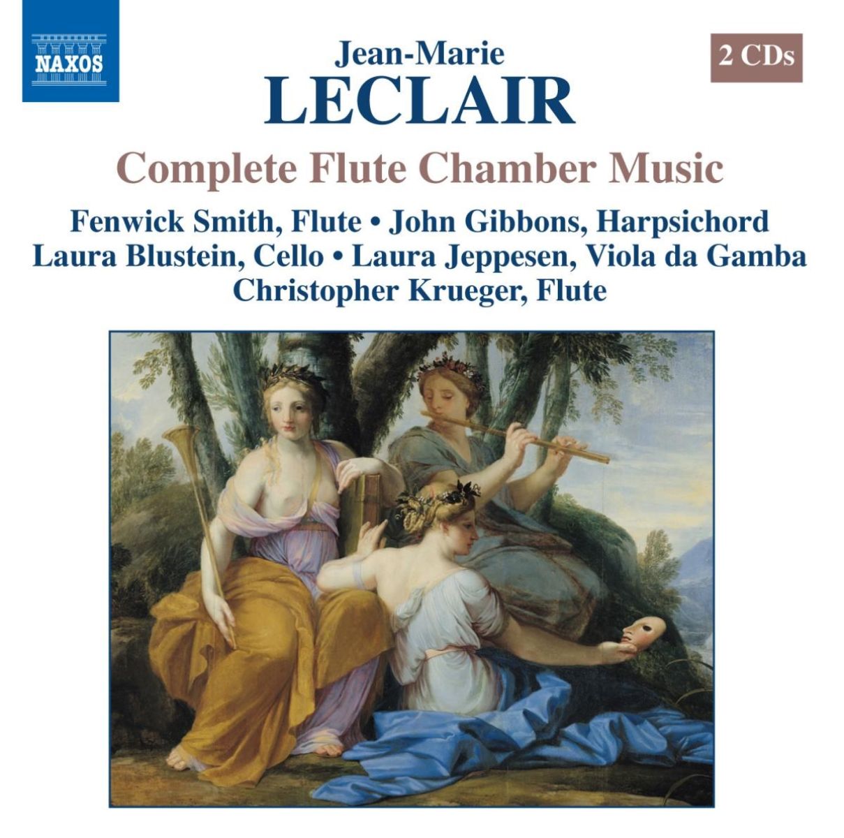 Afbeelding van Fenwick Smith, Laura Blustein, John Gibbons. - Leclair: Complete Flute Chamber Works