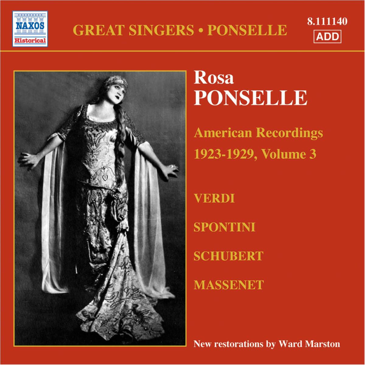 Rosa Ponselle - American Recordings Volume 3
