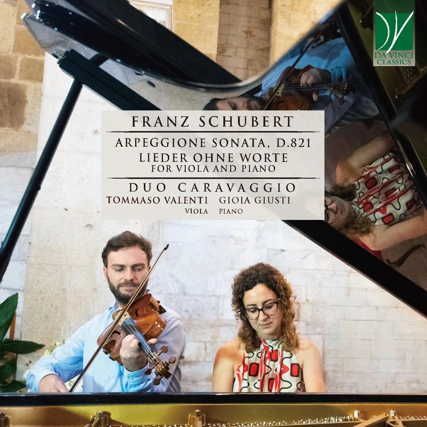 Afbeelding van Gioia Giusti, Tommaso Valenti - Schubert: Arpeggione Sonata, D. 821 | Lieder Ohne Worte For Violin And Piano