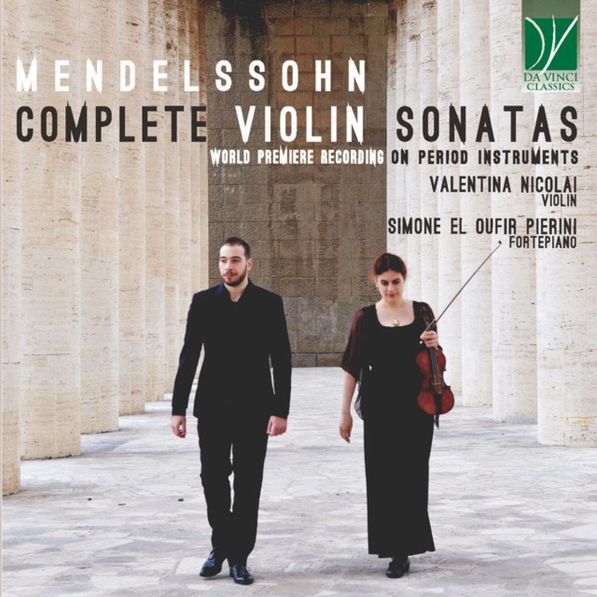 Afbeelding van Valentina Nicolai & Simone El Oufir Pierini - Mendelssohn-Bartholdy: Complete Violin Sonatas