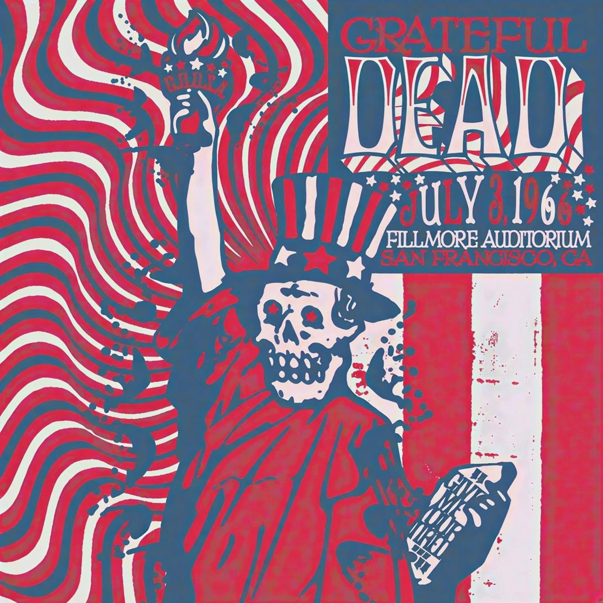Afbeelding van Grateful Dead - Fillmore Auditorium, San Francisco, CA 7/3/66