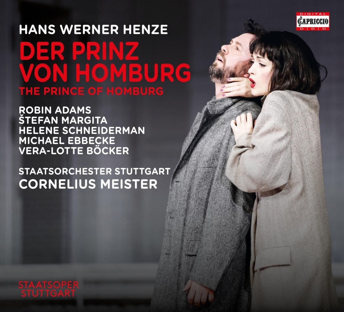 Afbeelding van Stefan Margita, Helene Schneiderman, Staatsorchester Stuttgart, Cornelius Meister - Henze: Der Prinz Von Homburg