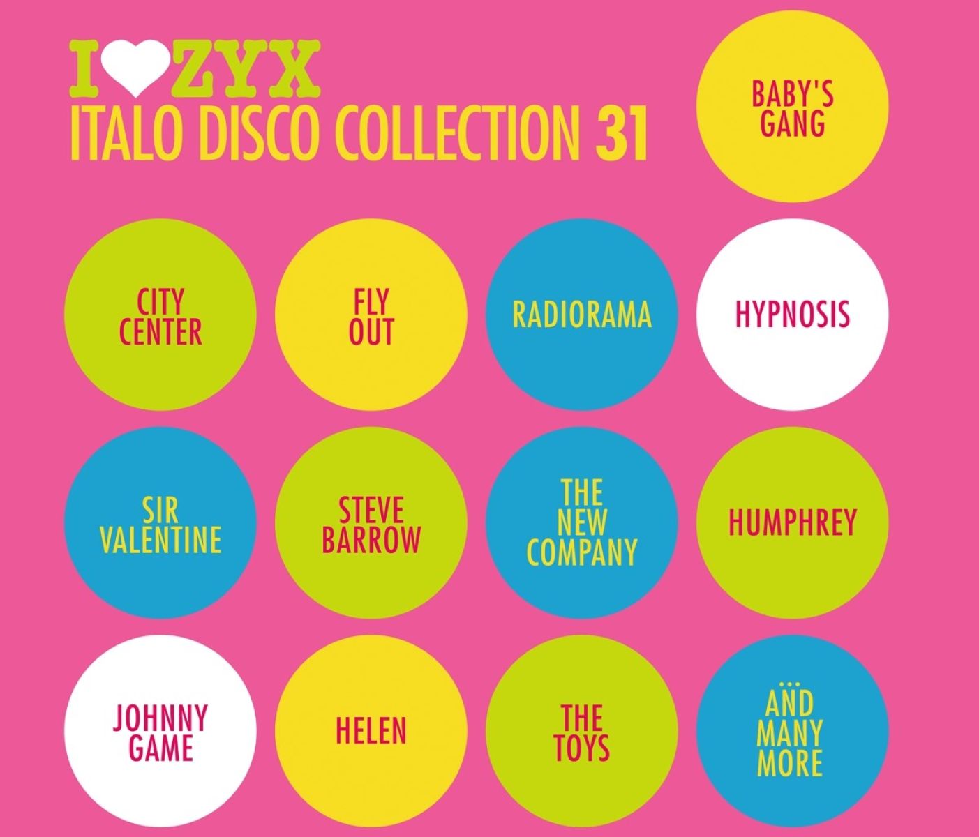 Afbeelding van Various Artists - ZYX Italo Disco Collection 31