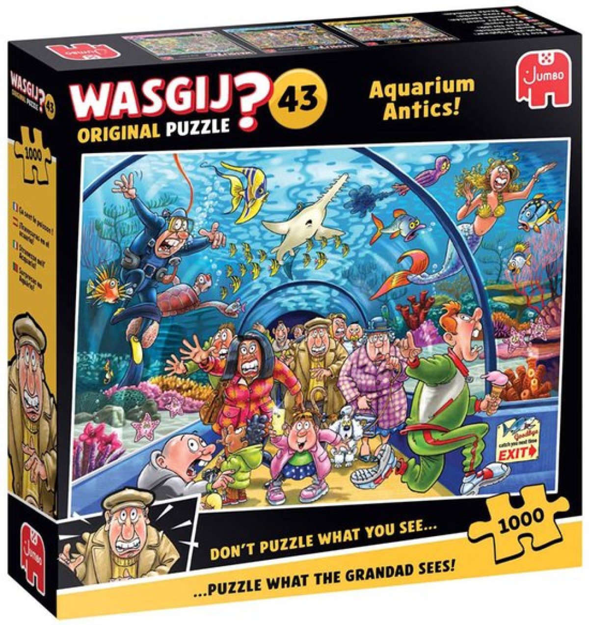 Afbeelding van Wasgij Original 43 - Aquarium Antics (1000 Stukjes)