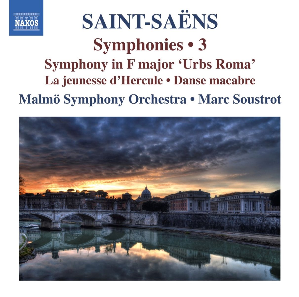 Afbeelding van Malmö Symphony Orchestra, Marc Soustrot - Saint-Saëns: Symphonies Vol. 3