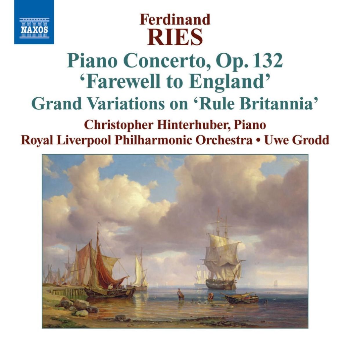 Afbeelding van Christopher Hinterhuber, Royal Liverpool Philharmonic Orchestra, Uwe Grodd - Ries: Piano Concerto Op.132