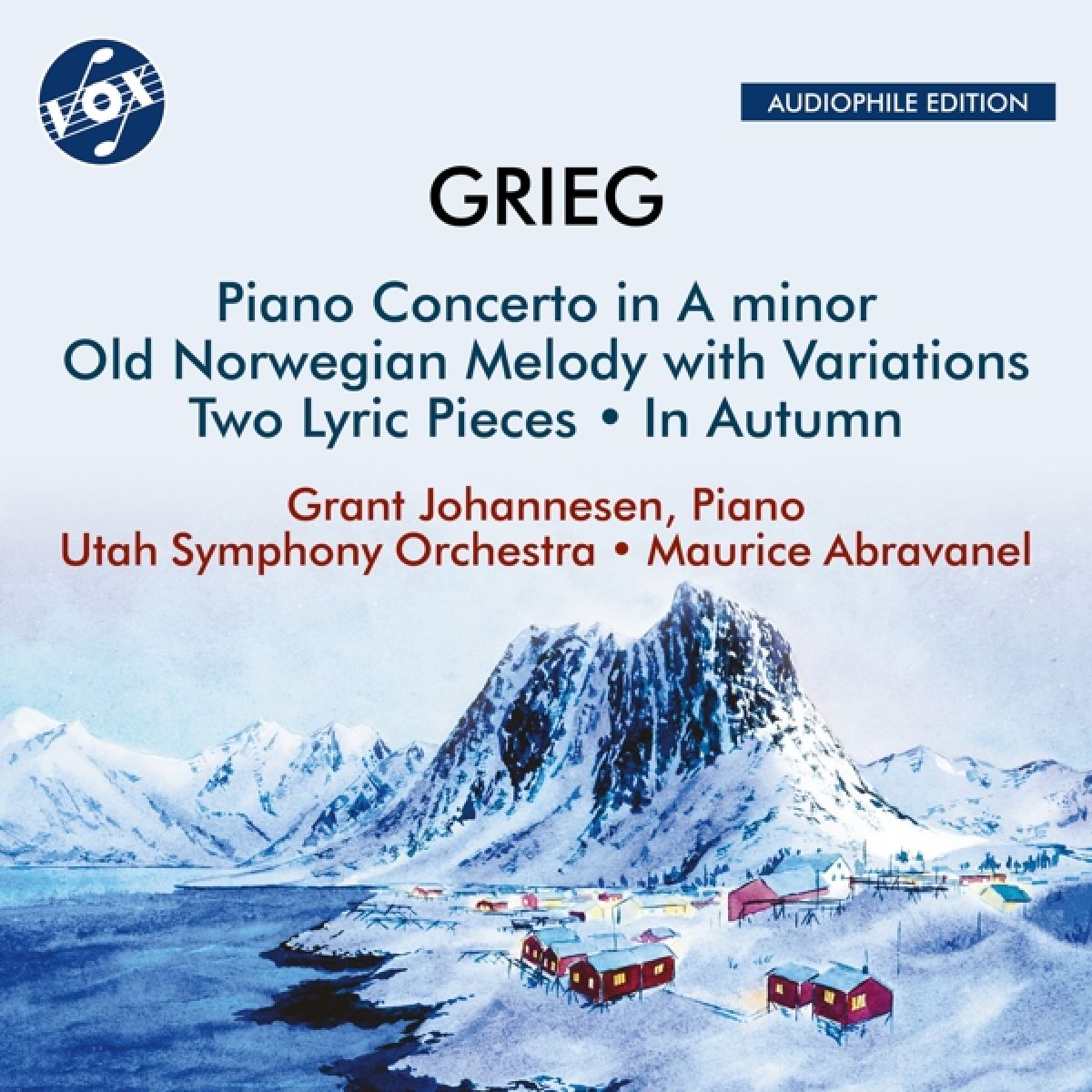 Grant Johannesen, Utah Symphony Orchestra, Maurice Abravanel - Grieg: Piano Concerto In A Minor | Old Norwegian Melody With Variations