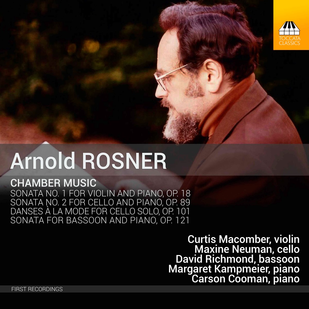 Afbeelding van Curtis Macomber, Maxine Neuman, David Richmond, Margaret Kampmeier, Carson Cooman - Rosner: Chamber Music