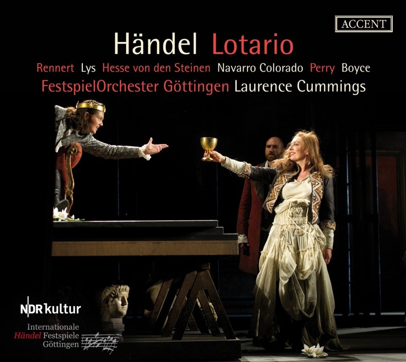 Sophie Rennert, Marie Lys, Ursula Hesse von Den Steinen, Festspielorchester Göttingen, Laurence Cummings - Händel: Lotario