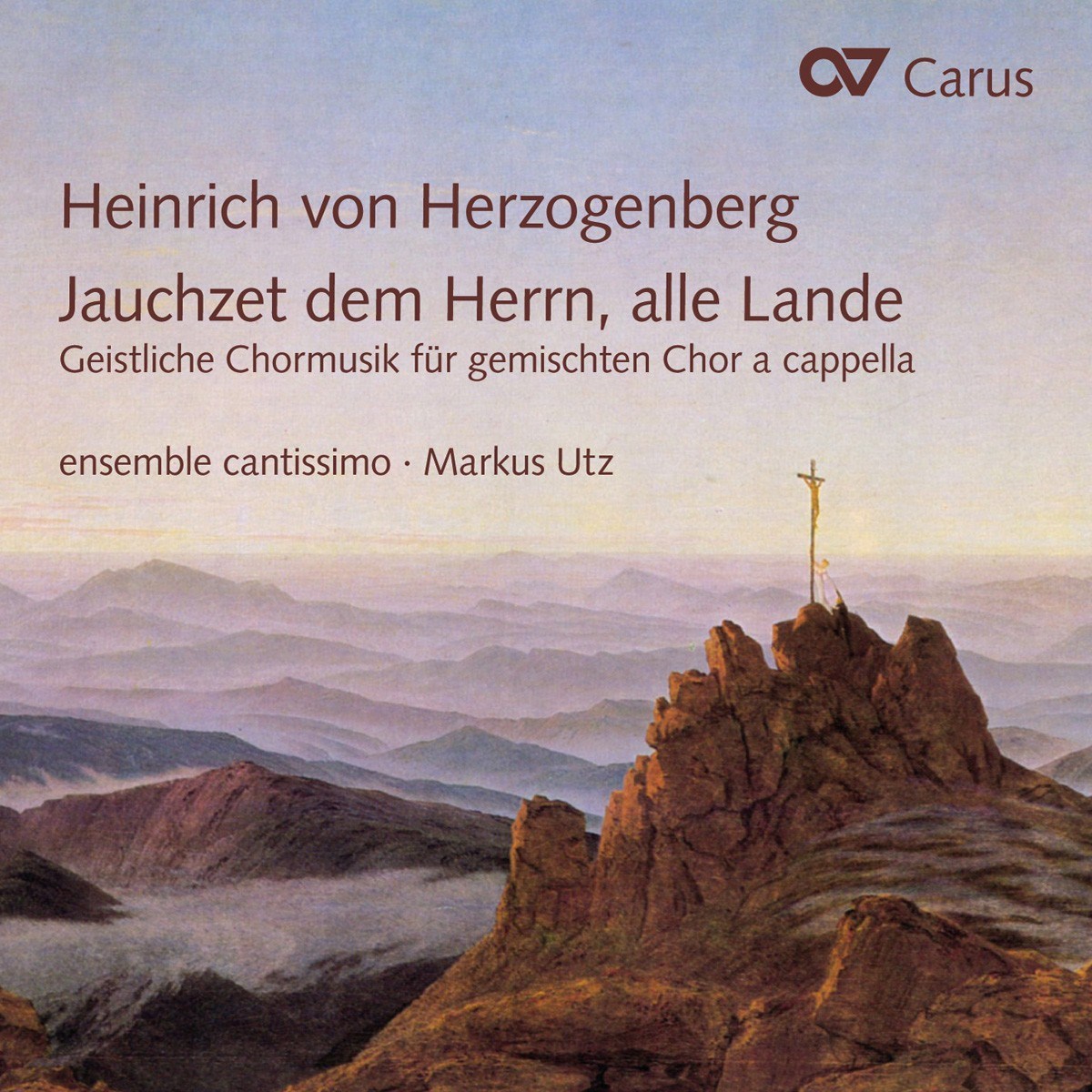 Afbeelding van Ensemble Cantissimo; Markus Utz - Jauchzet Dem Herrn, Alle Lande : Sacred Choral Mus
