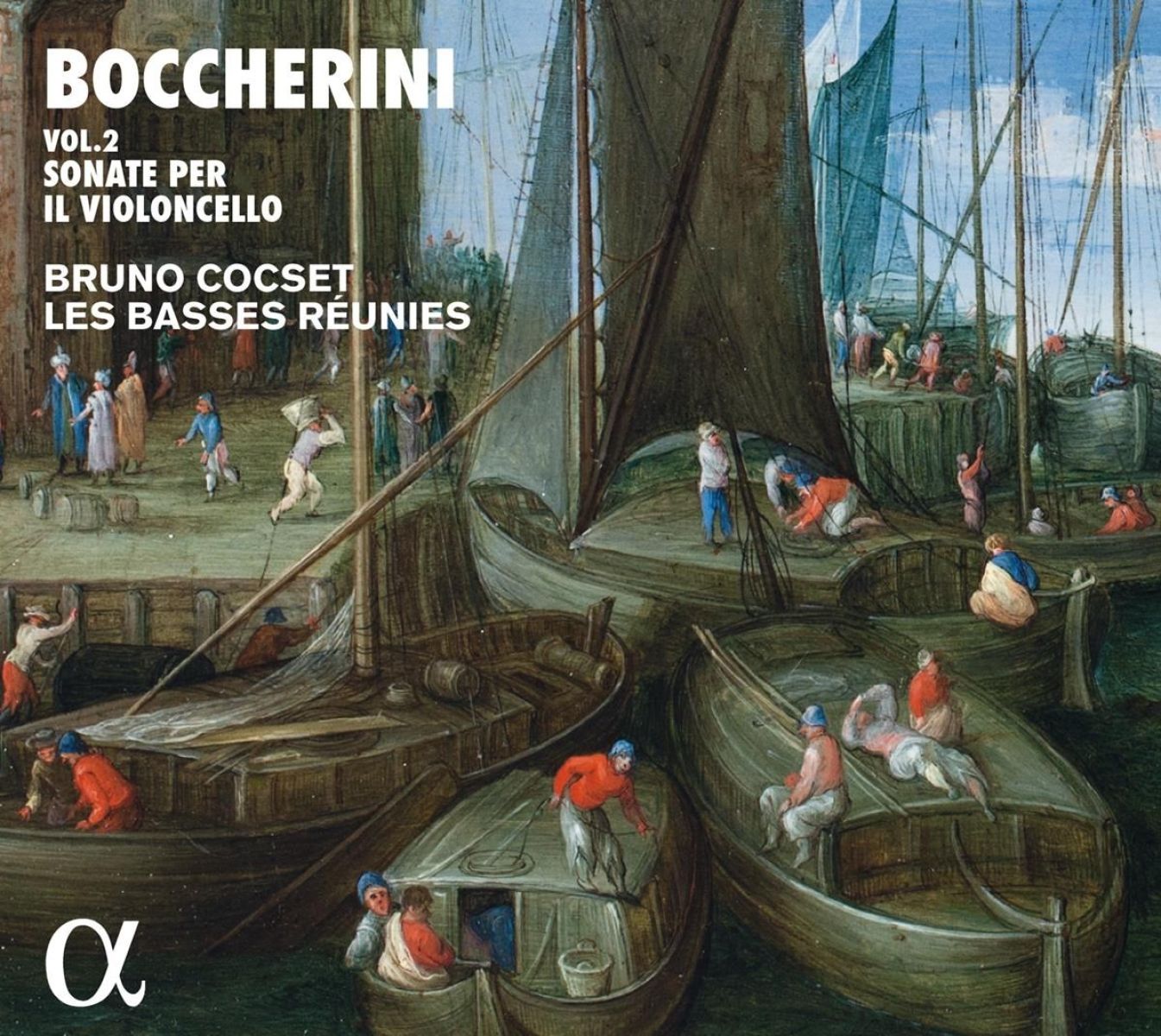 Afbeelding van Bruno Cocset, Les Basses Réunies - Boccherini: Vol.2 Sonatas Per Il Violoncello