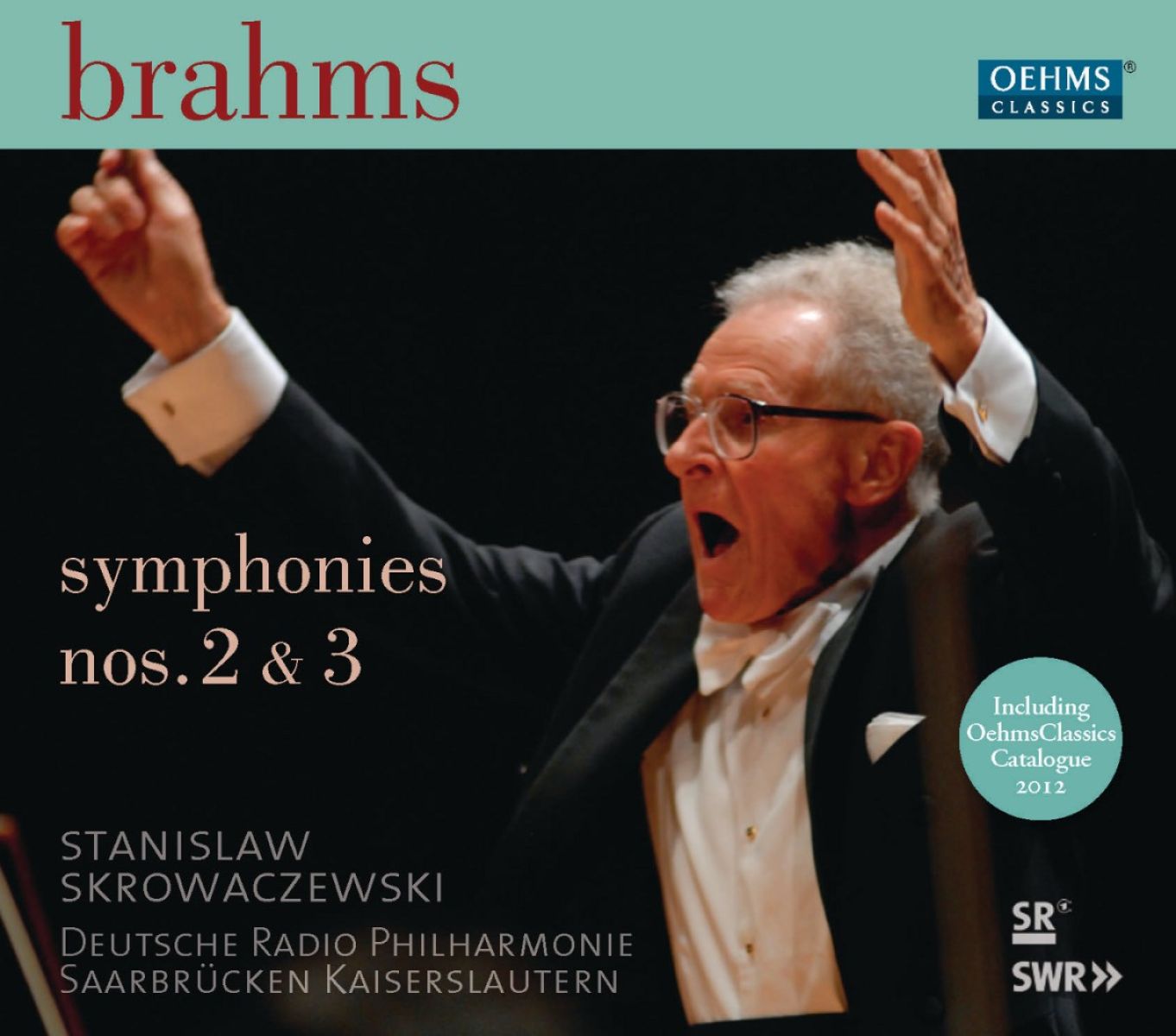 Afbeelding van Deutsche Radio Philharmonie Saarbrücken Kaiserslautern, Stanislaw Skrowaczewski - Brahms: Symphonies Nos.2 & 3