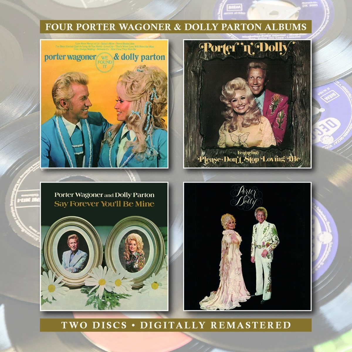 Afbeelding van Dolly Parton & Porter Wagoner - We Found It / Porter 'N' Dolly / Say Forever You'll Be Mine / Porter & Dolly