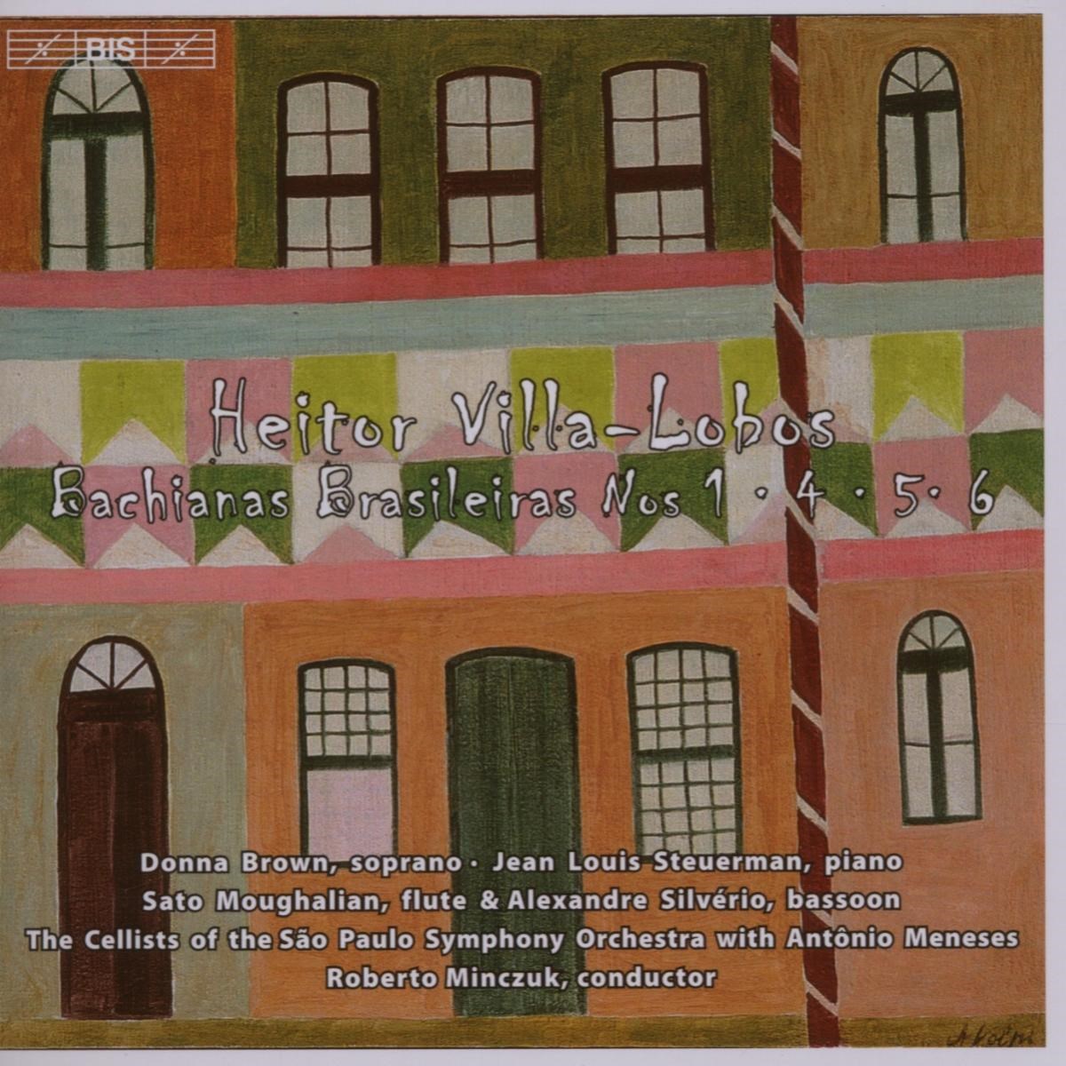 Afbeelding van Donna Brown, The Cellists Of The São Paulo Symphony Orchestra, Roberto Minzcuk - Villa-Lobos: Bachianas Brasileiras 1, 4, 5 & 6