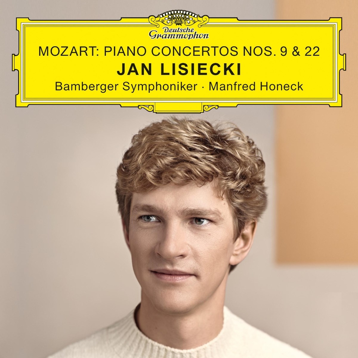 Afbeelding van Jan Lisiecki, Bamberger Symphoniker & Manfred Honecker - Mozart: Piano Concertos Nos. 9 & 22