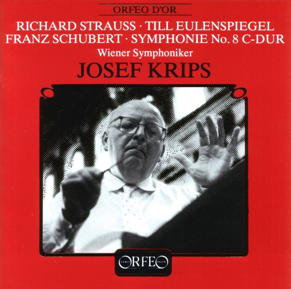 Afbeelding van Wiener Symphoniker, Josef Krips - Strauss: Till Eulenspiegel | Schubert: Symphony No.8