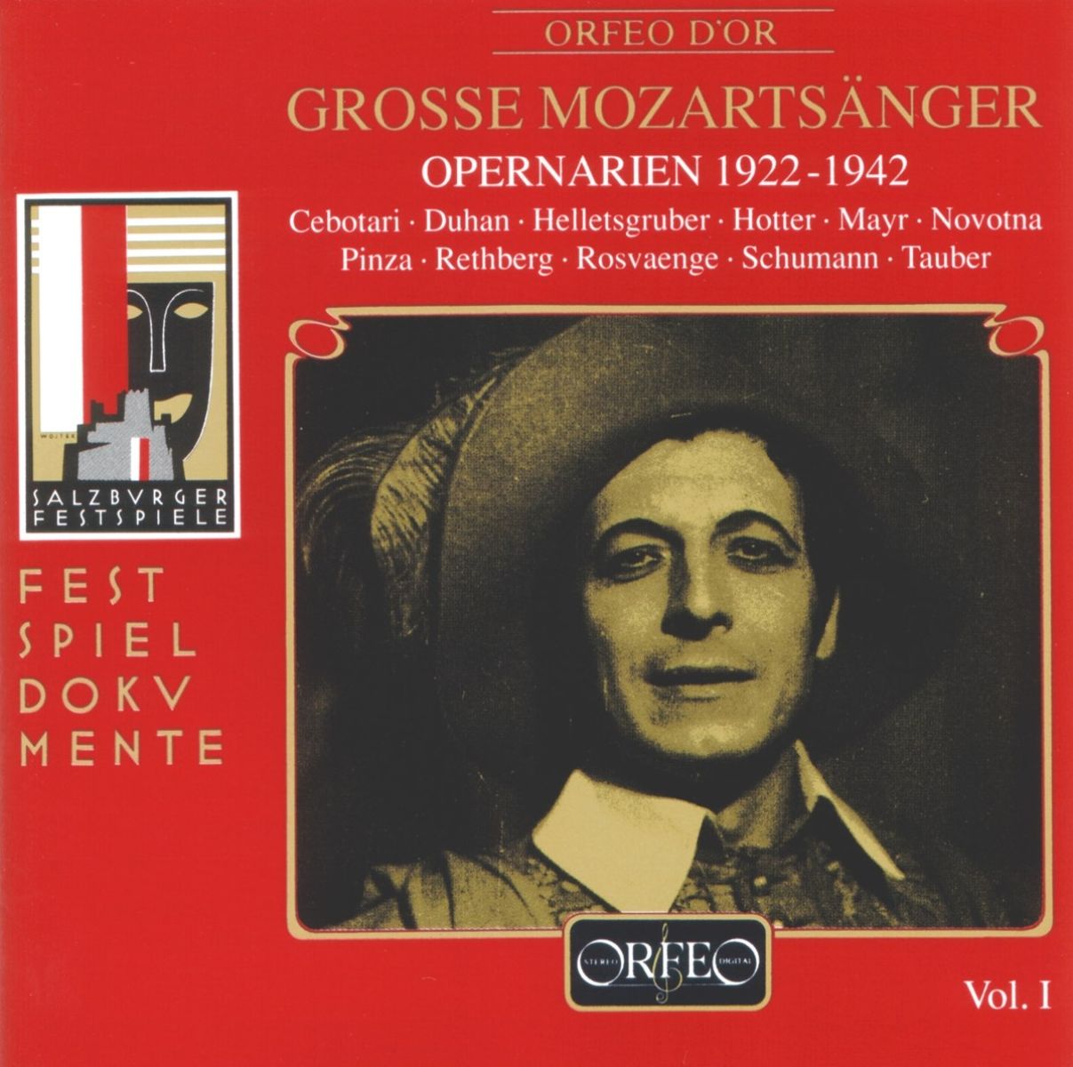 Afbeelding van Maria Cebotari, Hans Duhan, Wiener Philharmoniker - Mozart: Grosse Mozartsänger -Opernarien 1922-1942 -Vol. I