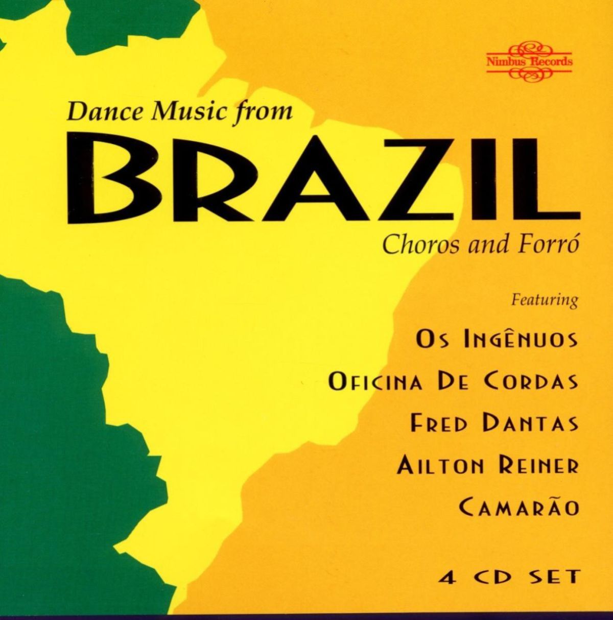 Afbeelding van Os Ingênuos, Oficina De Cordas, Fred Dantas, Ailton Reiner, Camarão - Dance Music From Brazil (Choros And Forró)