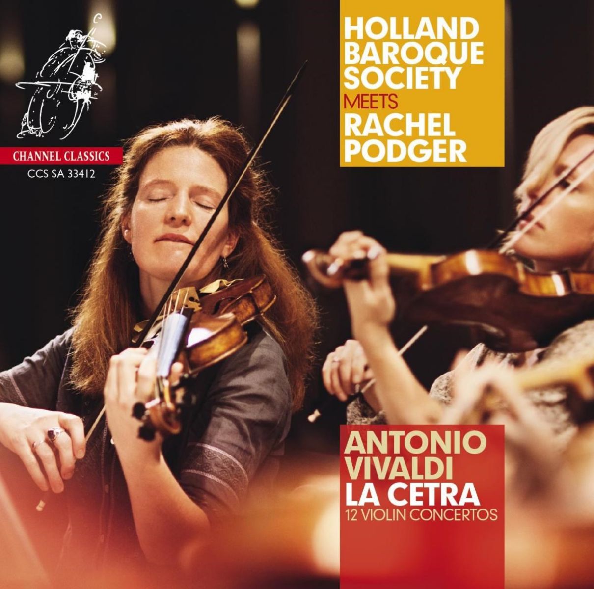 Afbeelding van Rachel Podger, Holland Baroque Society - Vivaldi: La Cetra, 12 Violin Concertos