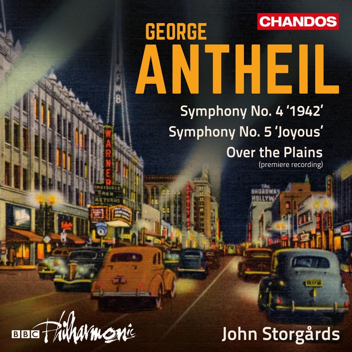 Afbeelding van Antheil: Symphony No. 4 '1942' & No. 5 'joyous'