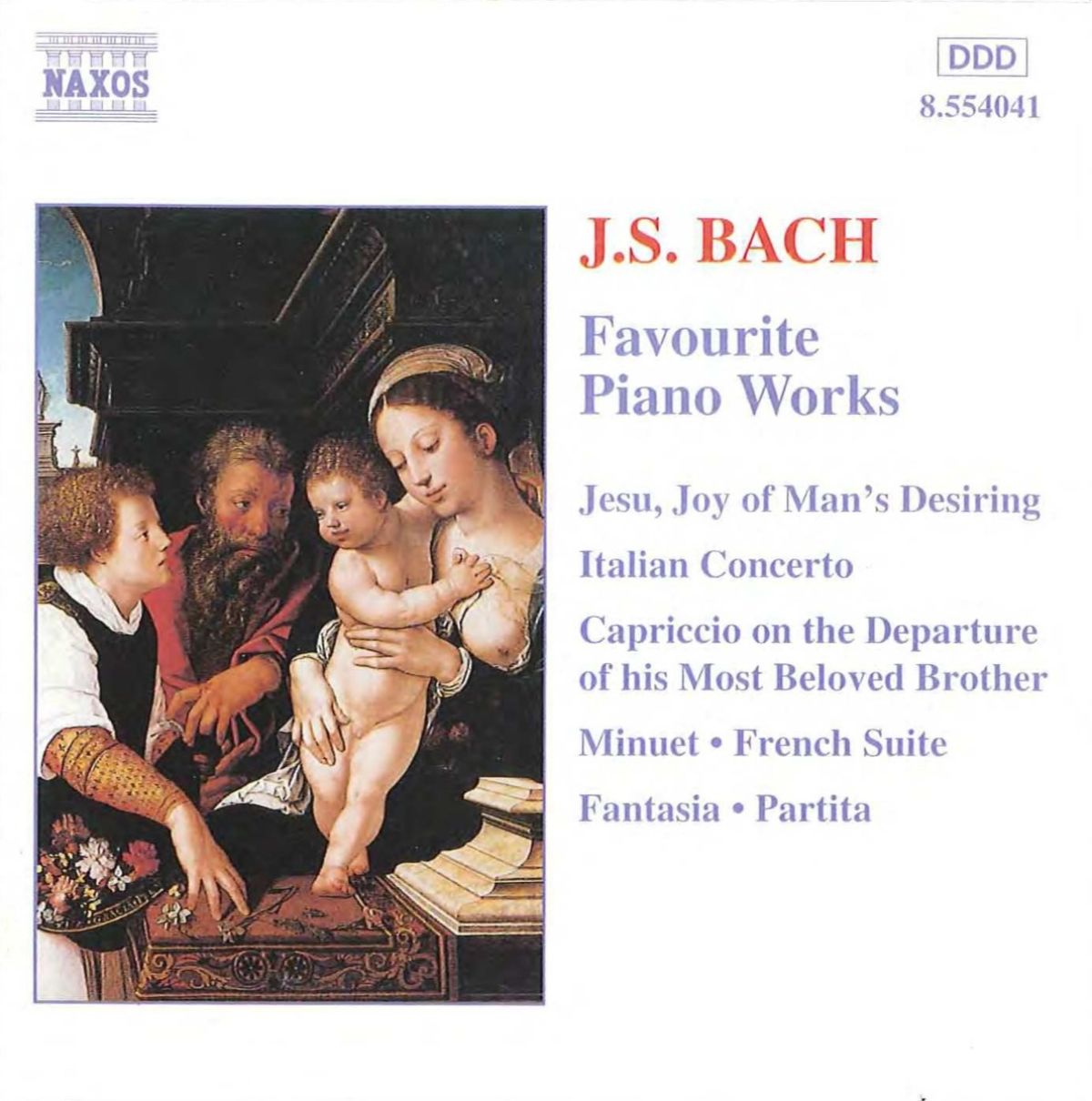 Afbeelding van Various Artists - J.S. Bach: Favourite Piano Work