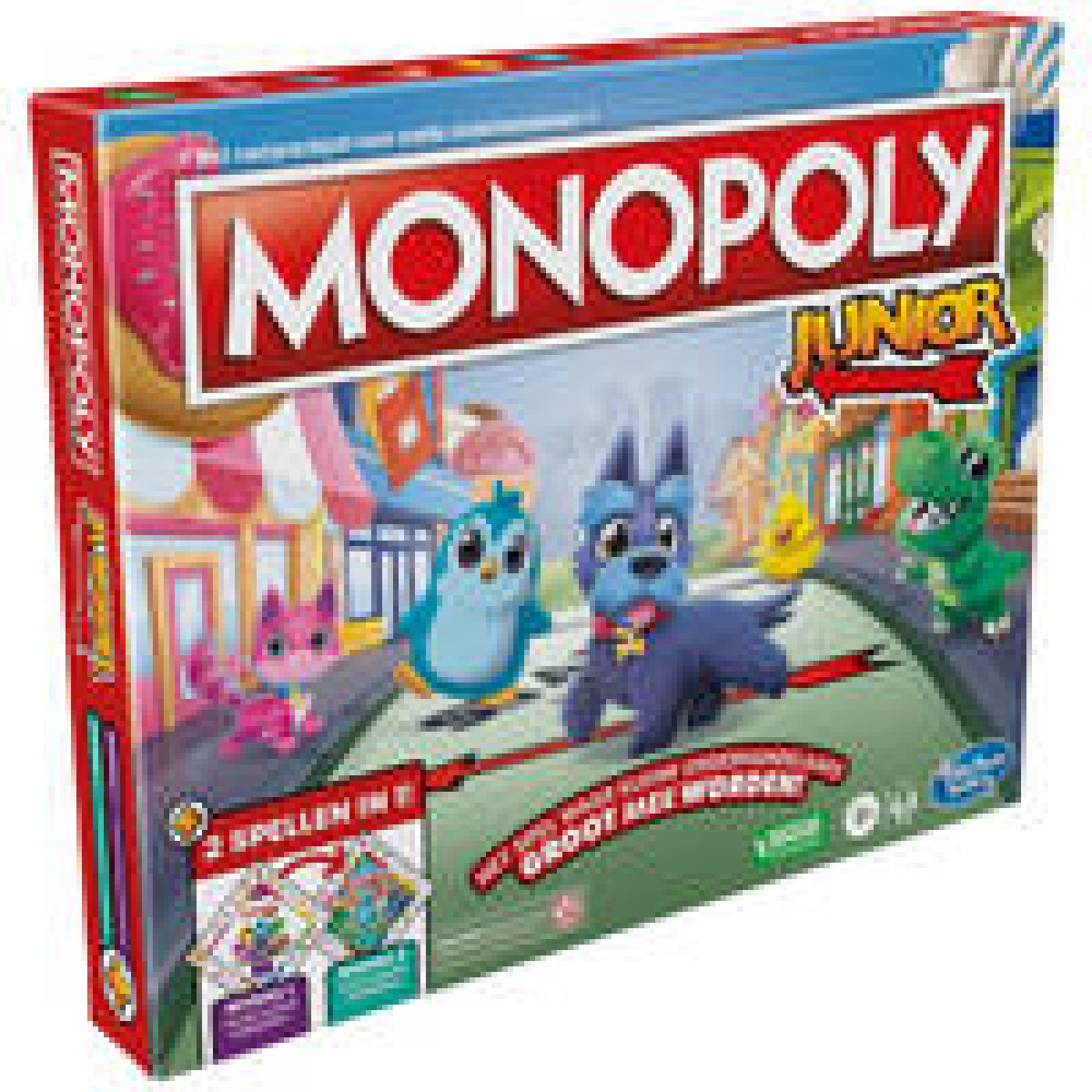 Afbeelding van Monopoly - Junior 2 in 1 (NL)