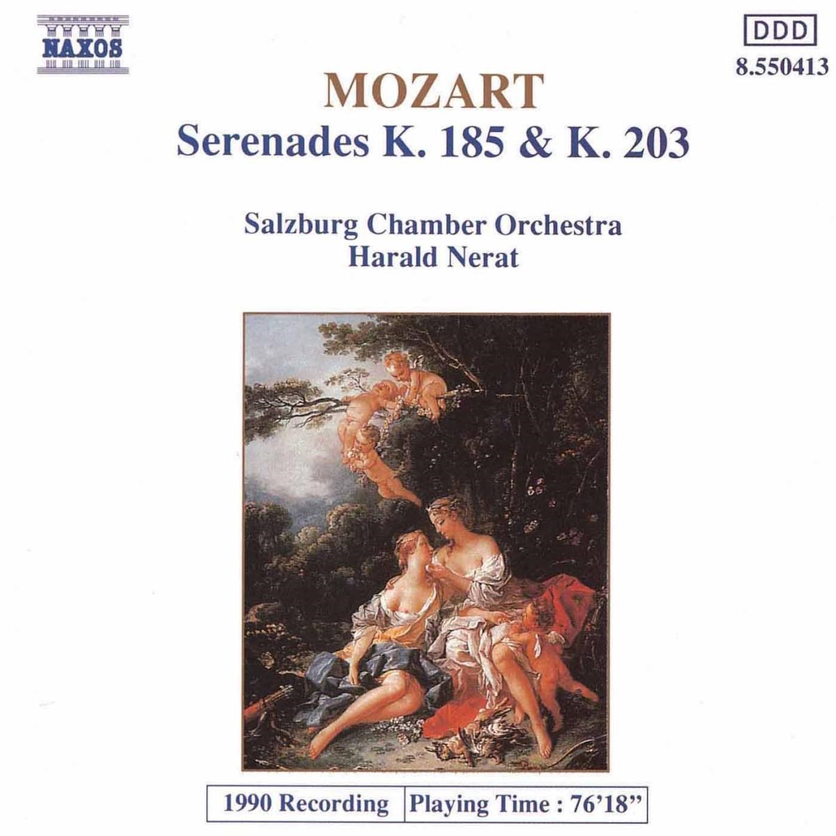 Afbeelding van Salzburg Chamber Orchestra, Harald Nerat - Mozart: Serenades K.185 & K.203
