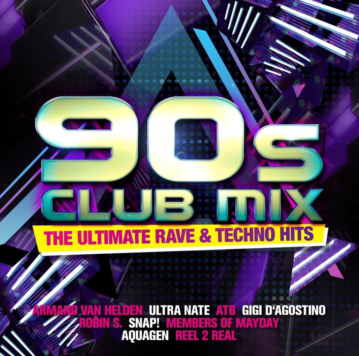 Afbeelding van 90's Club Mix - The Ultimative Rave & Techno Hits