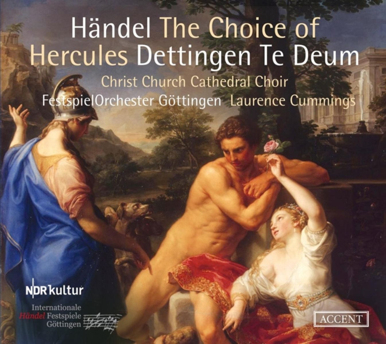 Afbeelding van The Choir Of Christ Church Cathedral, Festspielorchester Göttingen, Laurence Cummings - Händel: The Choice Of Hercules - Dettingen Te Deum