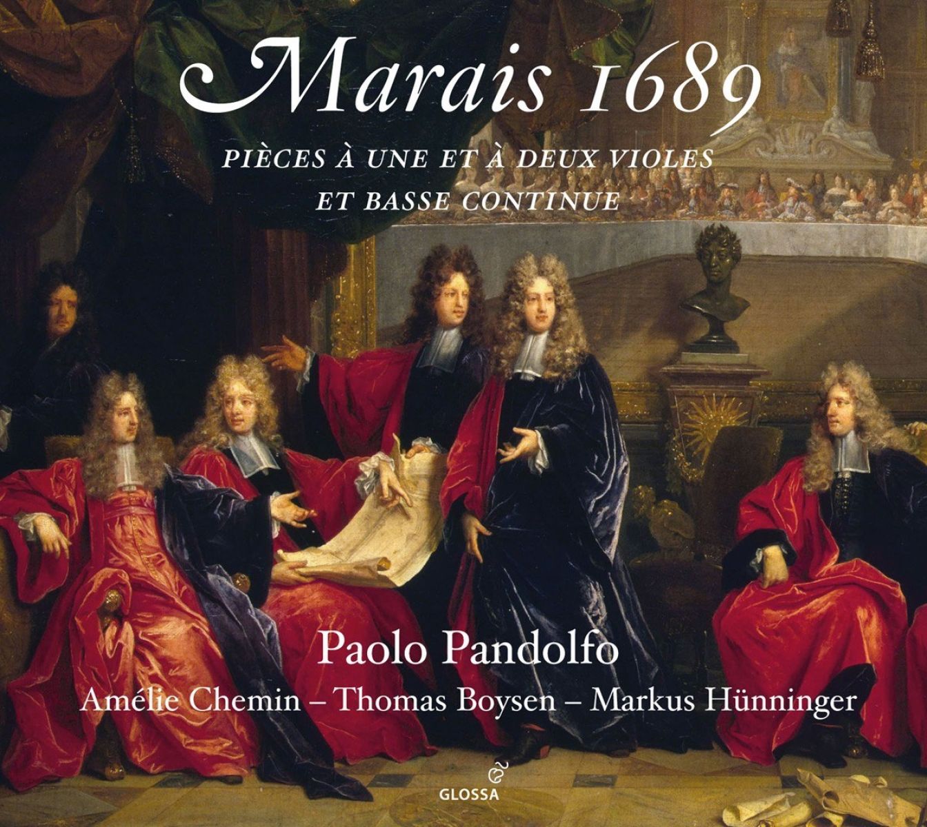 Afbeelding van Paolo Pandolfo, Amélie Chemin, Thomas Boysen & Markus Hünninger - Marais 1689: Pièces À Une Et À Deux Violes Et Basse Continue