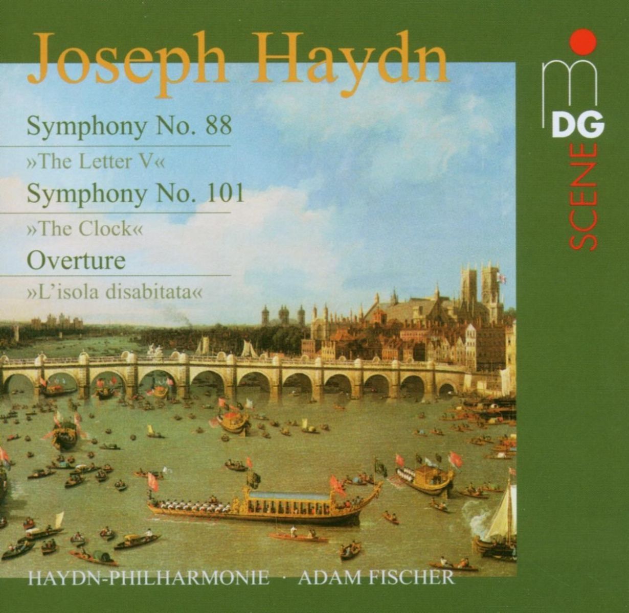 Afbeelding van Haydn-Philharmonie, Adam Fischer - Haydn: Sinfonien 88 & 101 | Overture