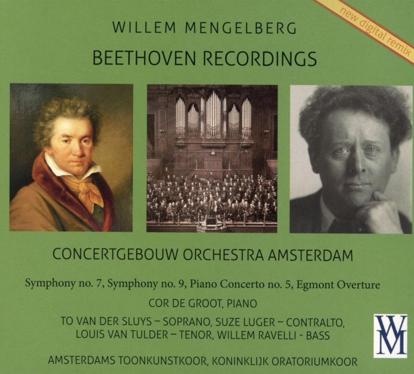 Cor de Groot, Concertgebouw Orchestra & Willem Mengelberg - Beethoven Recordings