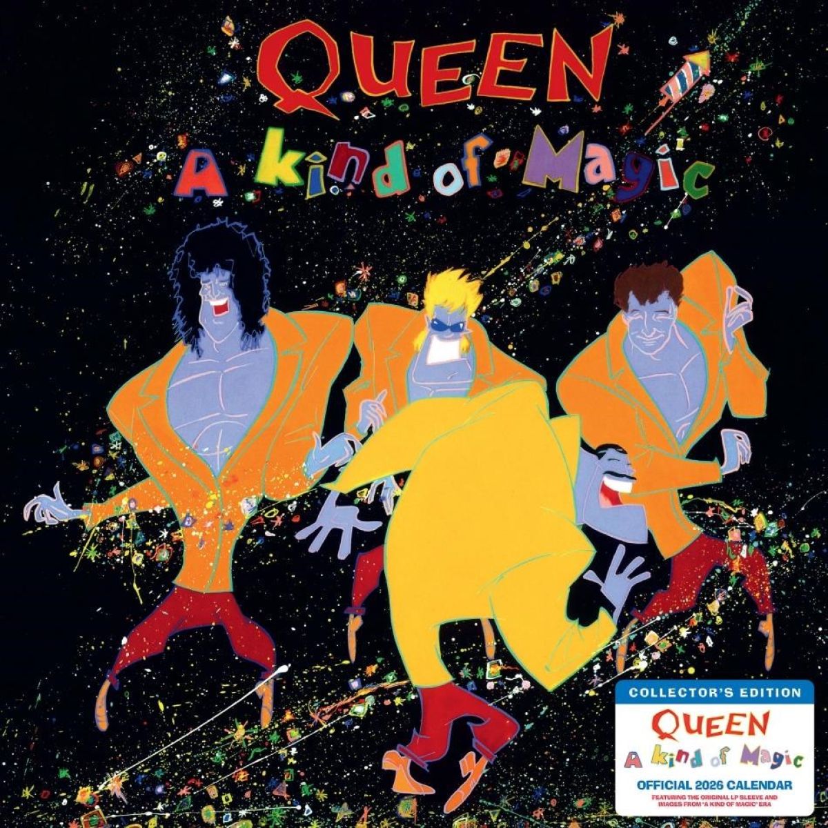 Afbeelding van Kalender 2026 - Queen Record Sleeve 