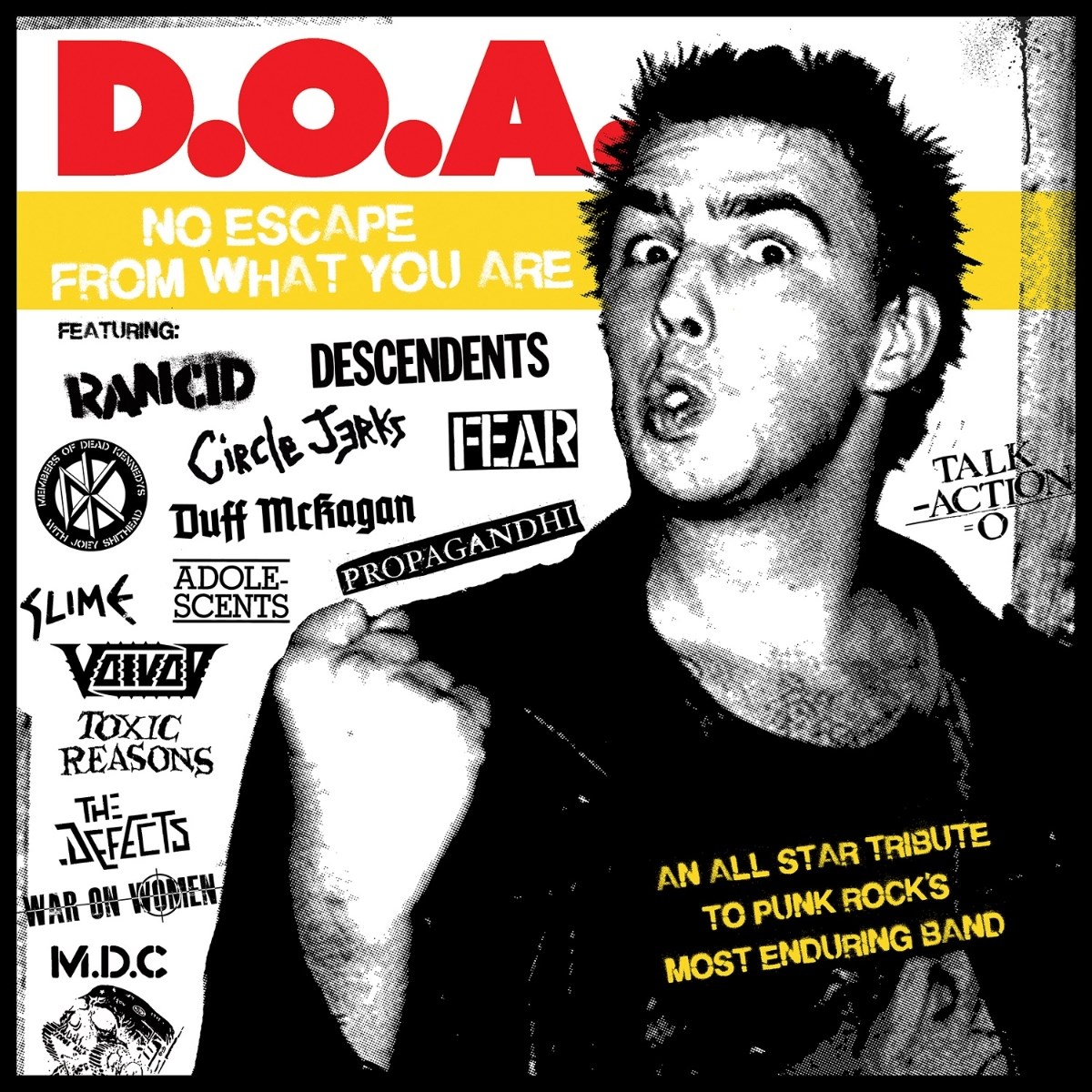 Afbeelding van Various Artists - No Escape From What You Are (D.O.A. Tribute)
