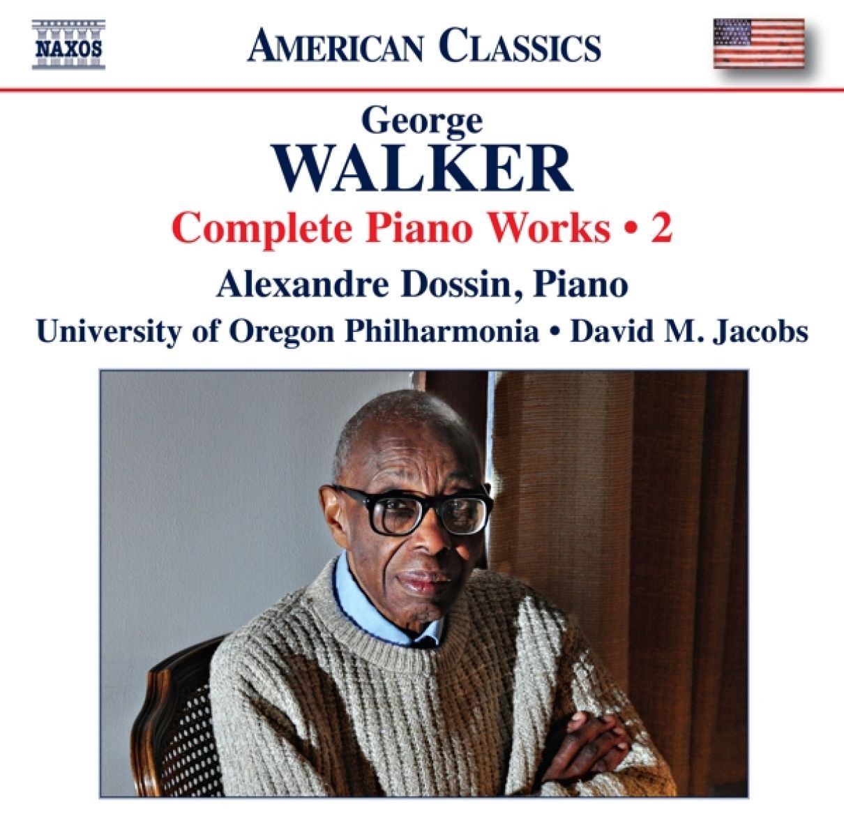 Afbeelding van Alexandre Dossin, University Of Oregon Philharmonia, David M.Jacobs - Walker: Complete Piano Works 2