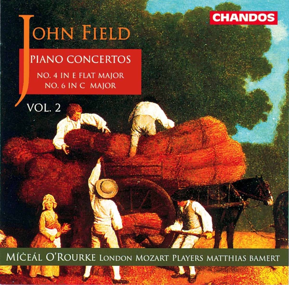 Afbeelding van Miceál O'Rourke, London Mozart Players, Matthias Bamert - Field: Piano Concertos Nos. 4 & 6