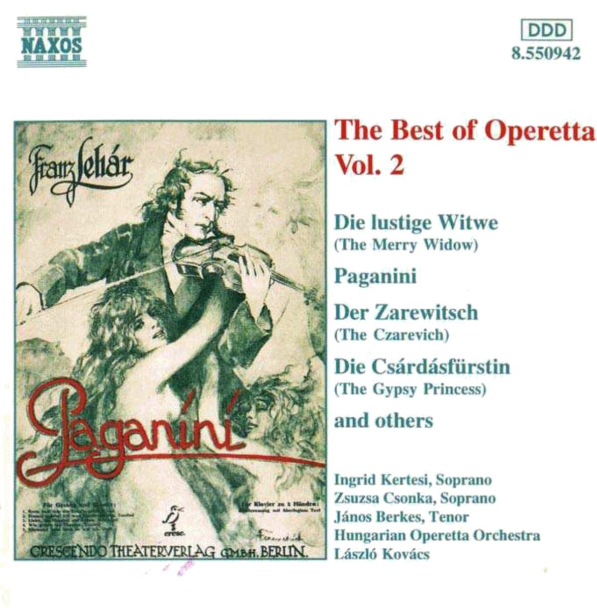 Afbeelding van Hungarian Operetta Orchestra - Best Of Operetta 2