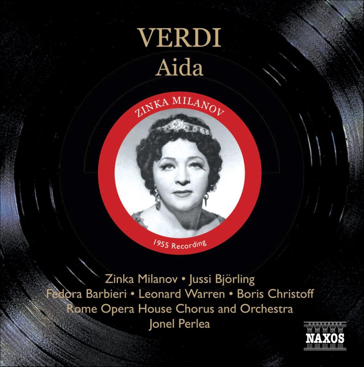 Afbeelding van Zinka Milanov, Jussi Björling, Rome Opera House, Jonel Perlea - Verdi: Aïda (July 1955)